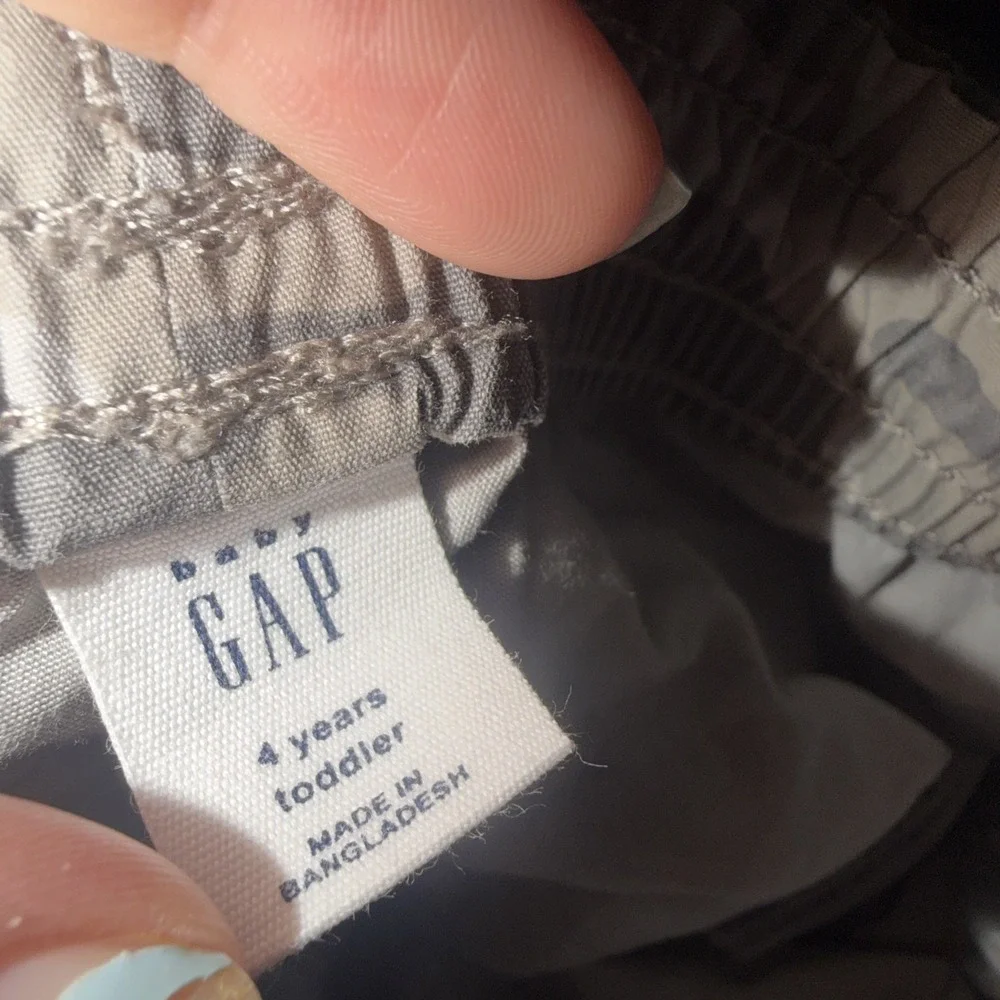 Gap Baby Boy Toddler 4T Camouflage Shorts Pull On Grey Spring Summer